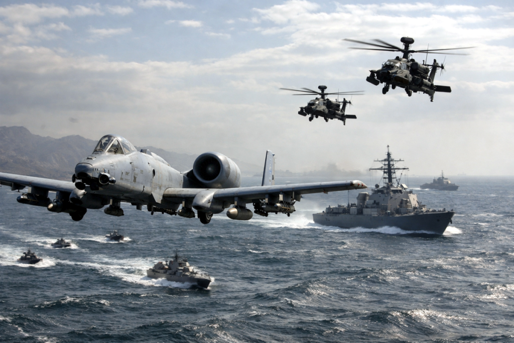 Flota militar de Estados Unidos en el Estrecho de Ormuz en medio de tensión con Irán