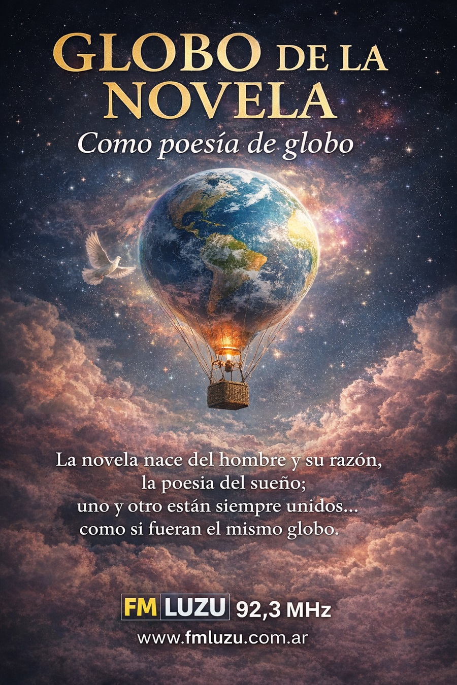 Globo de la novela y poesía