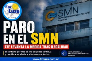 Paro en el SMN: ATE levanta la medida por ilegalidad