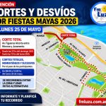 Cortes y desvíos en Buenos Aires por las Fiestas Mayas 2026: qué calles estarán cerradas