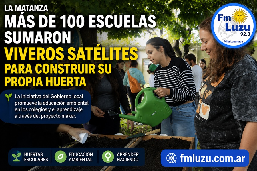 Iniciativa ambiental en escuelas de La Matanza