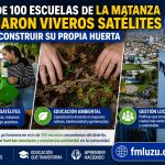 Más de 100 escuelas de La Matanza incorporaron Viveros Satélites para desarrollar huertas escolares