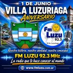 1° DE JUNIO | ANIVERSARIO DE VILLA LUZURIAGA