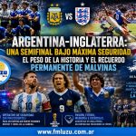 Argentina-Inglaterra: una semifinal bajo máxima seguridad, el peso de la historia y el recuerdo permanente de Malvinas