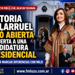 Victoria Villarruel dejó abierta la puerta a una candidatura presidencial y volvió a marcar diferencias con Milei