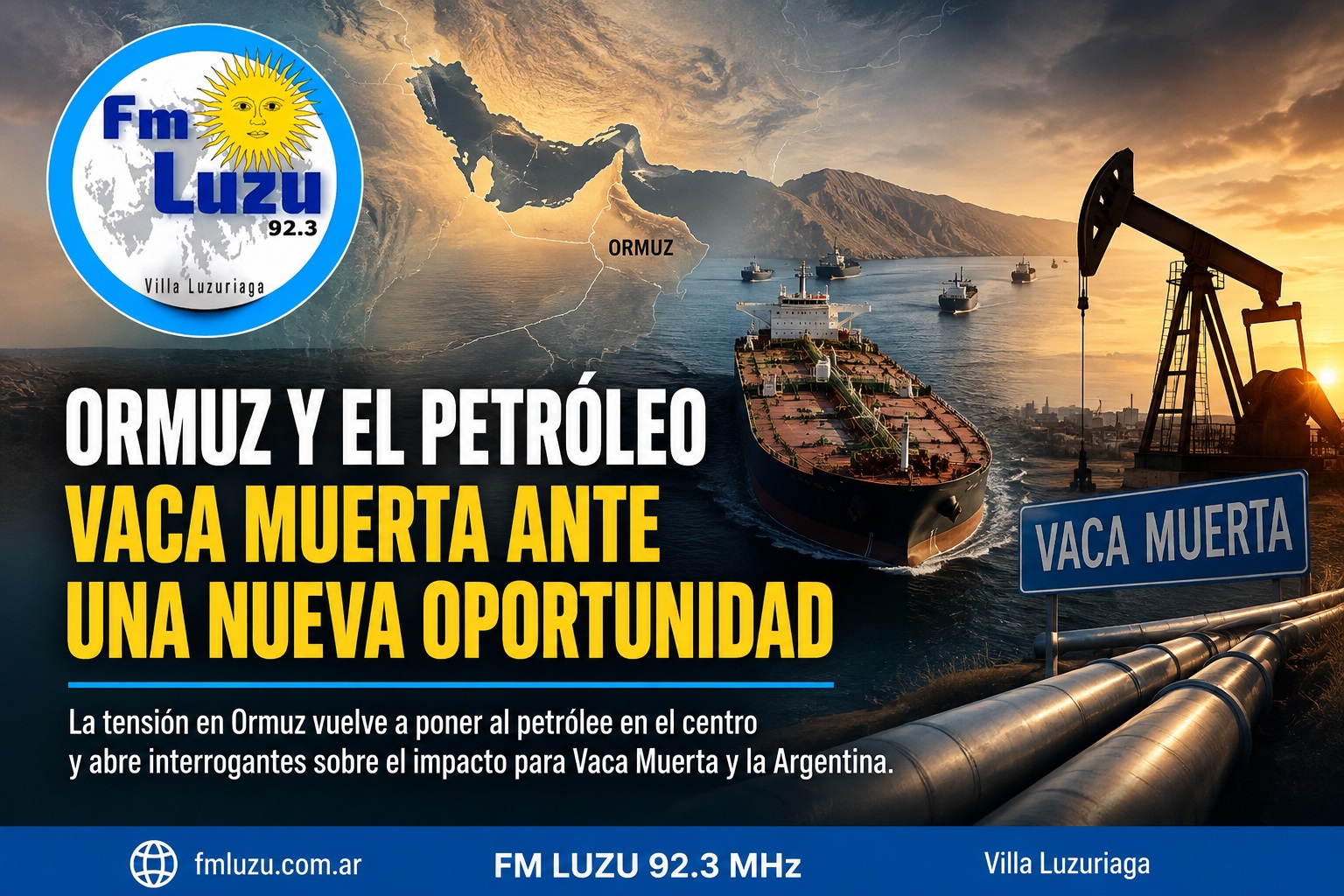 Ormuz y el petróleo: Vaca Muerta ante una nueva oportunidad