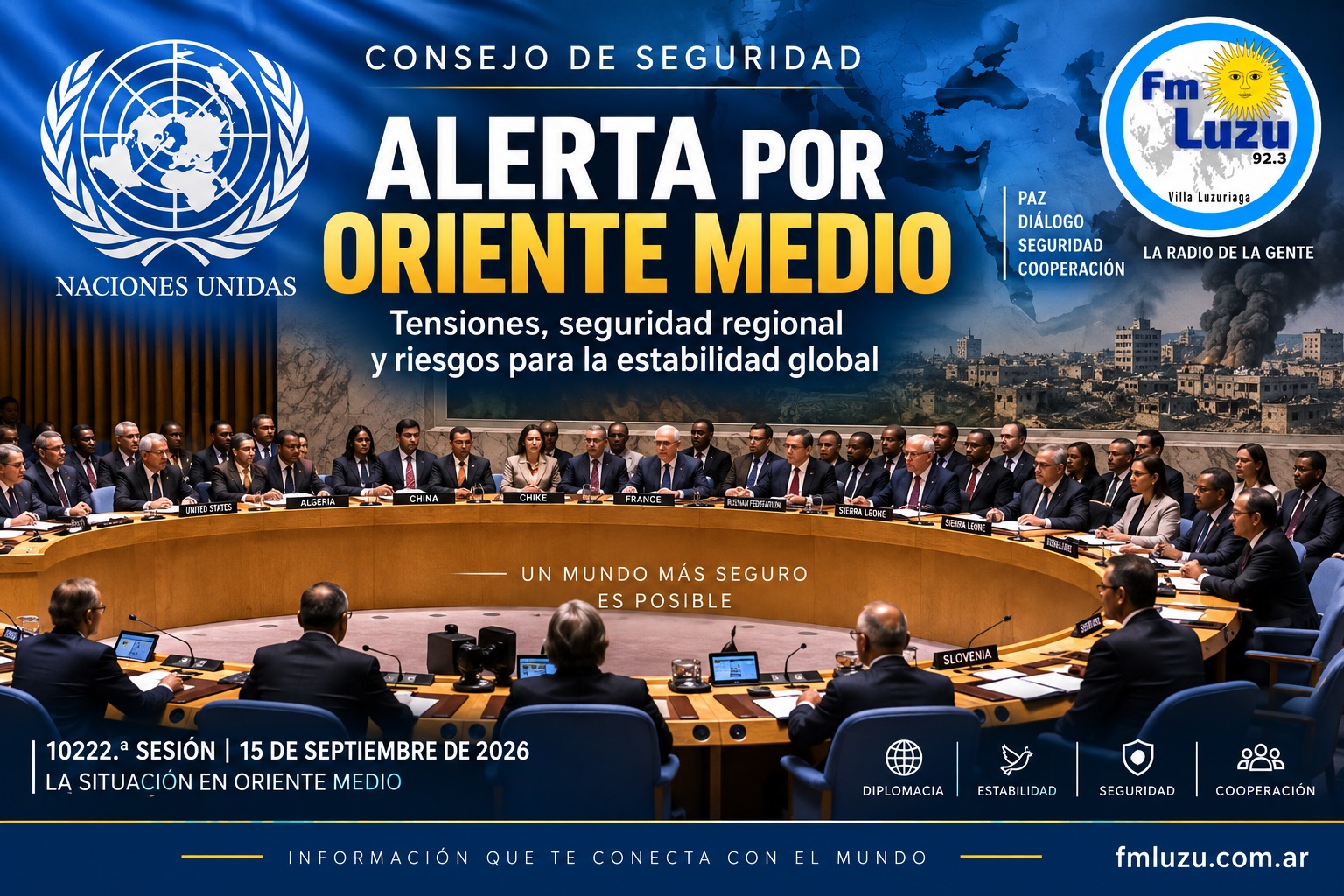 Consejo de Seguridad de la ONU analiza la situación en Oriente Medio