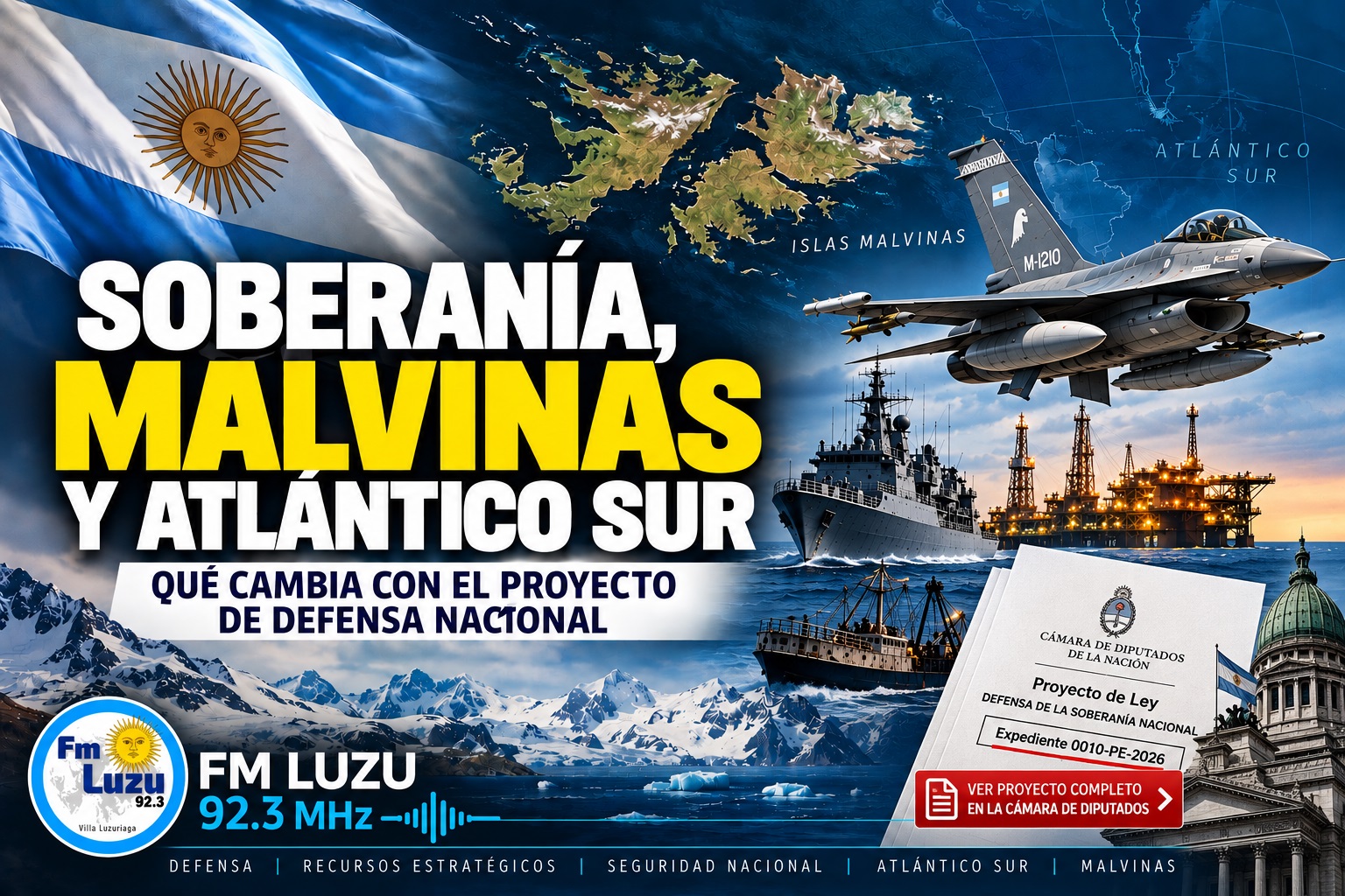Soberanía Argentina Malvinas Atlántico Sur Defensa Nacional Expediente 0010-PE-2026
