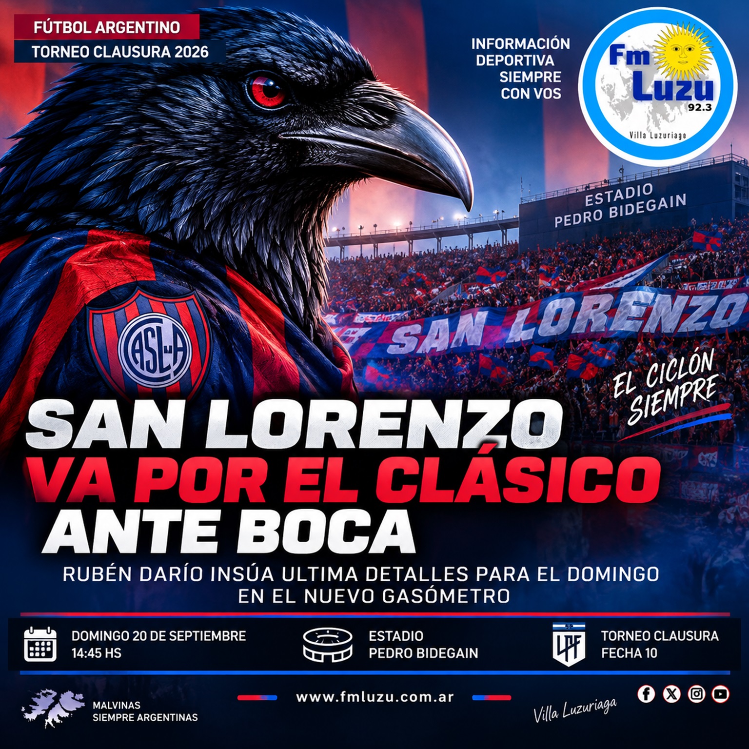 San Lorenzo se prepara para el clásico ante Boca por el Torneo Clausura 2026